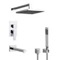 Tub and Shower Faucet Set with Handheld and Rain Shower Head